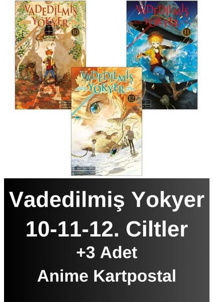 Vadedilmiş Yokyer 10. 11. 12. Ciltler (3 Kitap) | Anime Kartpostallar - Kaiu Şirai