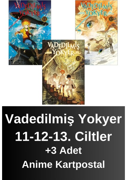Vadedilmiş Yokyer 11. 12. 13. Ciltler (3 Kitap) | Anime Kartpostallar - Kaiu Şirai