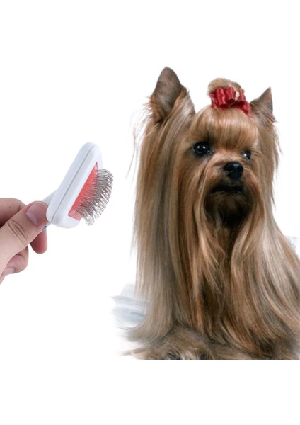 Paslanmaz Evcil Hayvan Kedi Köpek Tüy Tarama Toplama Fırçası Kolay Temizlenir Bakım Aleti (4604) fiyatları