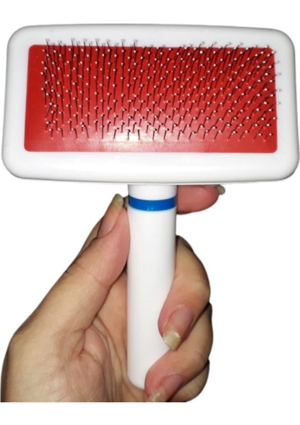 Paslanmaz Evcil Hayvan Kedi Köpek Tüy Tarama Toplama Fırçası Kolay Temizlenir Bakım Aleti (4604) indirimleri