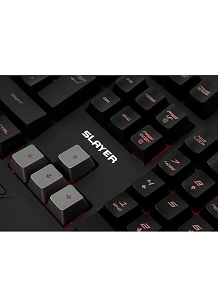 Slayer KB-R11 Siyah USB Tuş Aydınlatmalı Makrolu Us Q Gaming Klavye