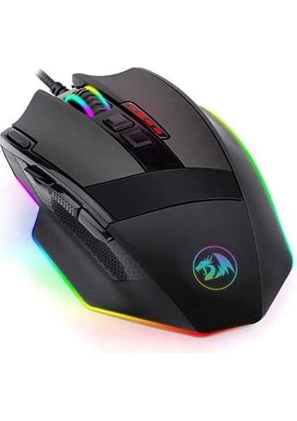 M801-RGB 12400 Dpı 9 Tuş Oyuncu Kablolu Mouse