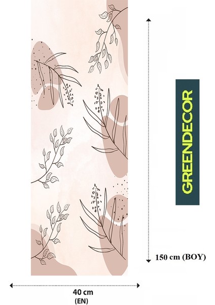 Bohem Çiçek Yaprak Dalga Deniz Güneş Su Ay Desenli Özel Tasarım Runner Dijital Baskılı Masa Örtüsü Bej Masa Runner fiyatları