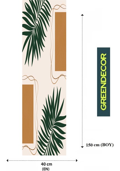 Bohem Çiçek Yaprak Dalga Deniz Güneş Su Ay Desenli Özel Tasarım Runner Dijital Baskılı Masa Örtüsü Bej Masa Runner fiyatları