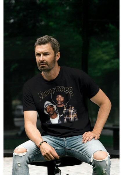 Snoop Dogg Tshirt Siyah Tişört