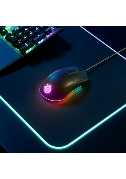 Rival 3 Gaming Mouse , 8,500 Cpı Truemove Core Optik Sensör , 6 Adet Programlanabilir Tuş , Prism Rgb Aydınlatma