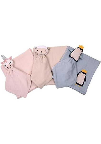 Penguen Uyku Arkadaşı + Müslin Set