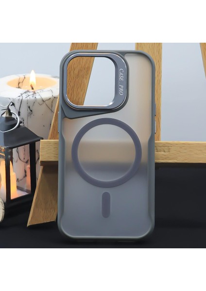 iPhone 14 Pro Uyumlu Premium Class Air Skin Standlı Kılıf