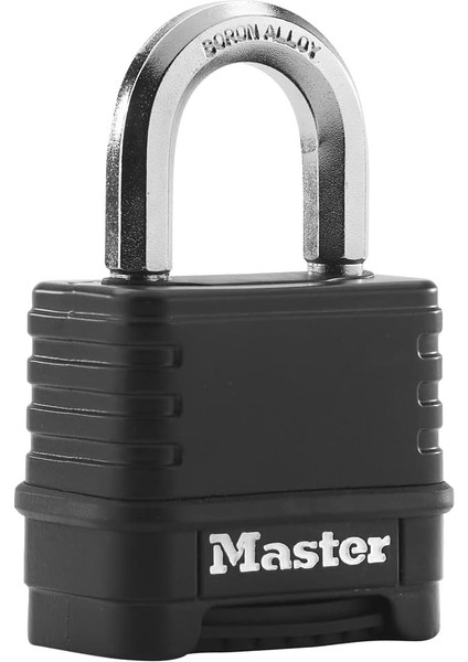 Lock Çinko, Termo Kaplama Yuvarlak Asma Kilit 50 Mm, Siyah