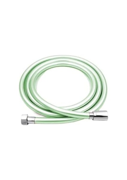 Yeşil Paslanmaz Kopmaz Kaliteli Pvc Duş Hortumu Tüm Duş Setleri ile Uyumlu 1,5 Metre
