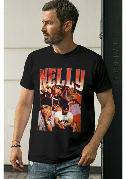 Nelly Tshirt Siyah Tişört