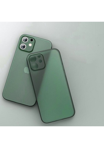 iPhone 12 Pro Max Uyumlu Ultra Ince Sert Kılıf Arka Kapak