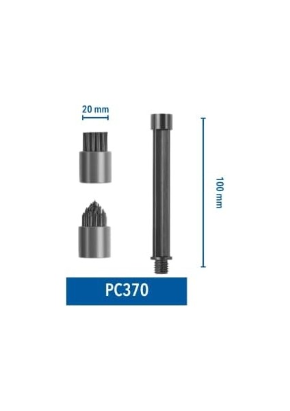 PC370 Zor Erişilen Yerler Için Versa Detay Fırçası, Dremel Versa (PC10-1/10) Ile Uyumlu, 2'li