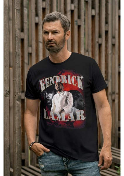 Kendrick Lamar Tshirt Siyah Tişört