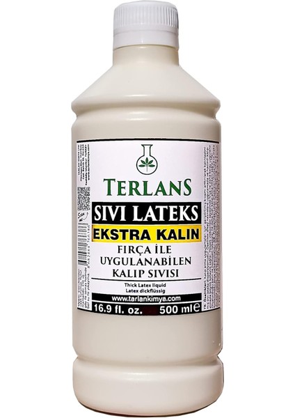 Ekstra Kalın Sıvı Lateks 500 ml Fırça ile Sürülebilir Kalıp Sıvısı Thick Liquid Latex