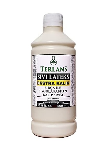 Ekstra Kalın Sıvı Lateks 500 ml Fırça ile Sürülebilir Kalıp Sıvısı Thick Liquid Latex