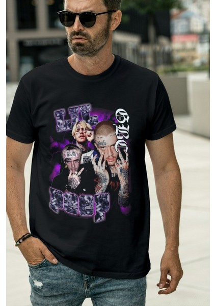 Lil Peep Tshirt Siyah Tişört