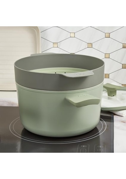 Home Berghoff Leo Balance Sage Alüminyum Karnıyarık Tenceresi Ada Çayı Yeşili