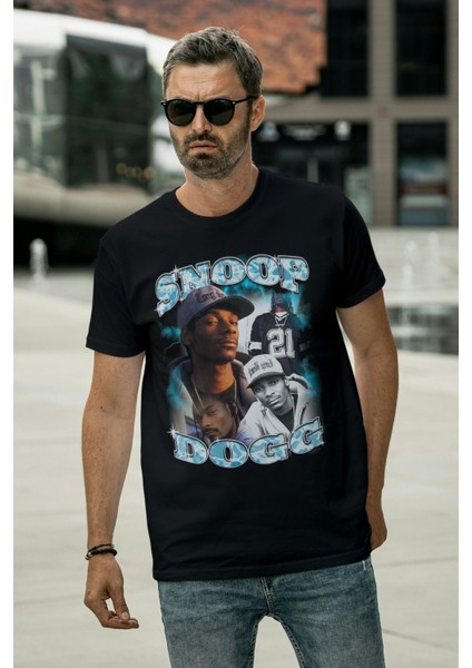 Snoop Dogg Tişört Siyah Tshirt