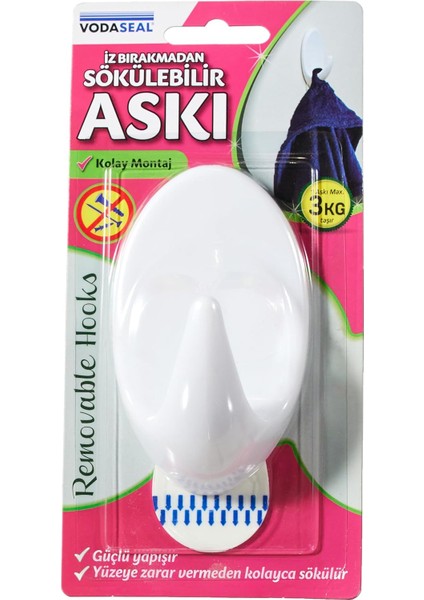 Tekli Beyaz Iz Bırakmayan Askı - Hr-18