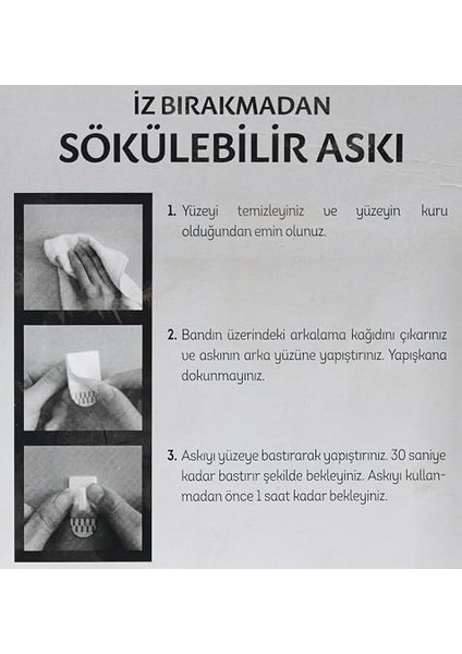 Tekli Beyaz Iz Bırakmayan Askı - Hr-18