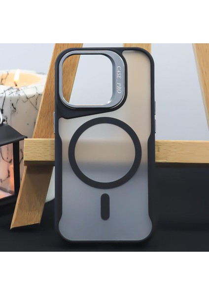 iPhone 16 Plus Uyumlu Premium Class Air Skin Standlı Kılıf