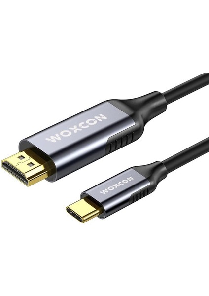 - Usb-C To HDMI Cable, USB 3.2 Type C, Hdmı2.0b Standart, 4K 60Hz, 18GBPS, Hdr, HDR10, 3d, Hdcp2.2