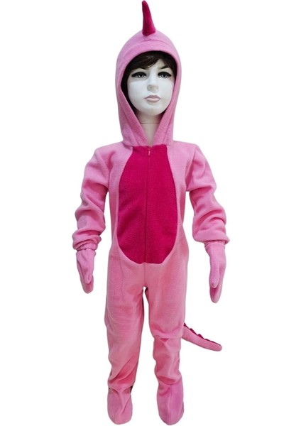 Pembe Dinozor Kostümü