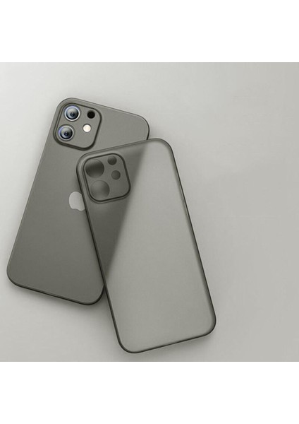 iPhone 12 Pro Uyumlu Ultra Ince Sert Kılıf Arka Kapak