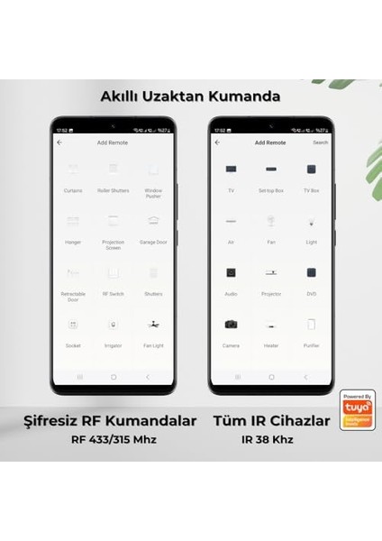 Tuya Uyumlu Ir + Rf Wifi Kumanda Kontrolcüsü