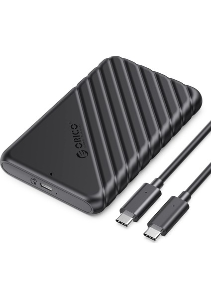 Type-C To Type-C Usb3.1 Gen1 6gbps 2.5' Inch Sata SSD Hard Disk Kutusu Siyah