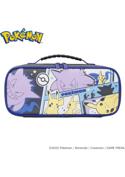 Nintendo Switch Cargo Pouch Compact (Pikachu, Gengar, & Mimikyu) - Split Pad Compact Compatible Trl Case Pokémon - Officially Licensed