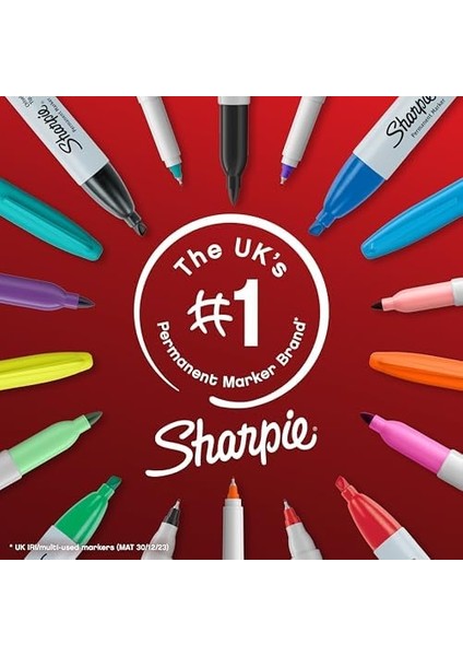 Fine Permanent Markör, 12'li Karışık Paket modelleri