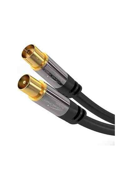 – 4K Anten Kablosu, Koaksiyel Kablolar – 10 Metre – Dijital ve Analog Tv