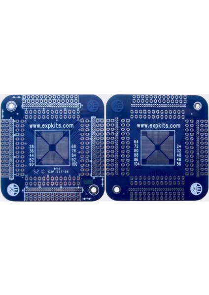 0.5mm Uni. Tqfp To Dıp Çevirici Pcb Smd Dip Proto Pertenaks Devre