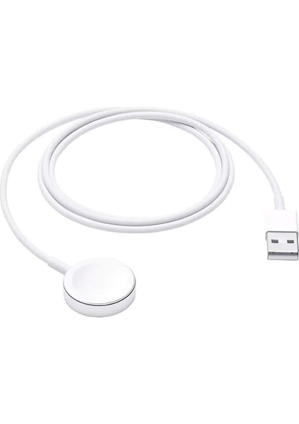 Watch Serisi Uyumlu Akıllı Saat Kablosuz Şarj 1 mt Apple 1 2 3 4 5 6 7 8 9 10 Se Ultra Mıknatslı USB