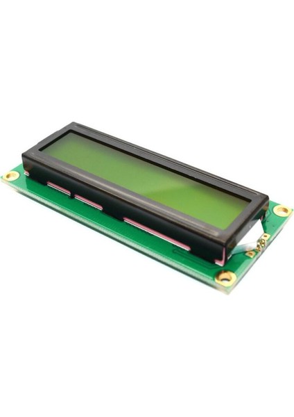 1602A 2X16 Yeşil Karakter LCD Modül Display Ekran 5V Beyaz Arka Işık 16X2 16 x 2 Standart Sol Üst
