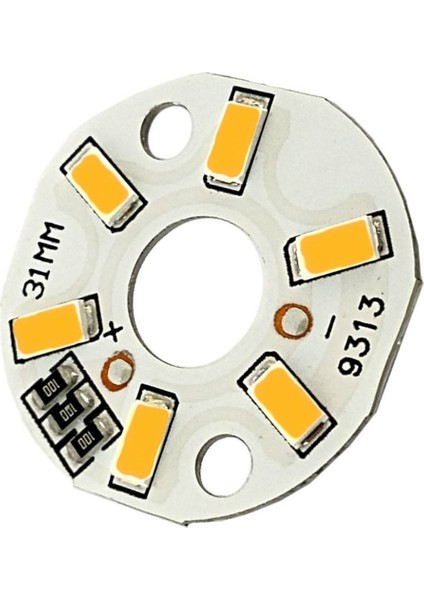 5730 5V 3W 31MM Sarı LED Modül Aluminyum Pcb 6 LED Lamba Aydınlatma Işık indirimleri