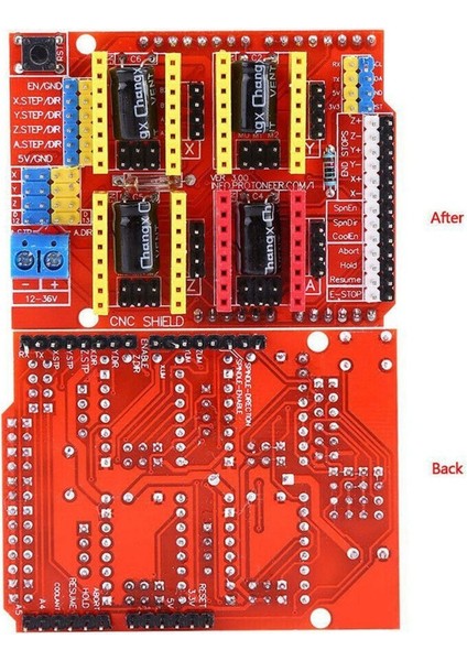 Arduino Cnc Shield A4988 DRV8825 DRV8833 Cnc 3D Yazıcı Step Motor