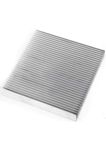 10CM x 10CM x 1.8cm Alüminyum Metal Soğutucu Blok Radyatör Amfi LED Entegre Transistor VGA Ram