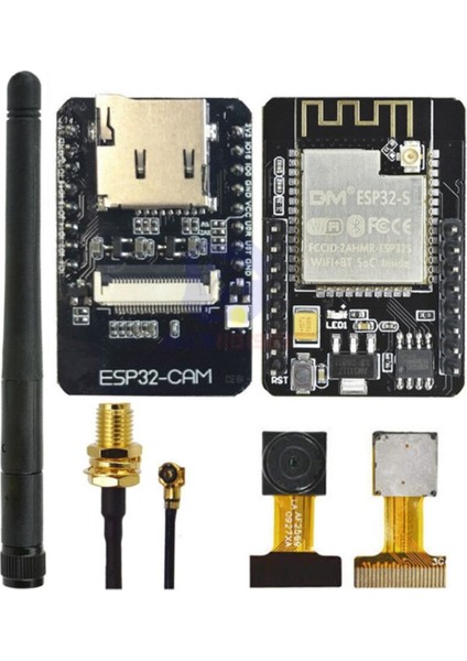 ESP32-CAM Kamera Wifi ve Bluetooth Modülü Iot Ipcam Video Kablos