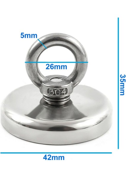 KND42 Mıknatıs 65KG N52 Halka Askı Taşıyıcı Çekici Super Güçlü Neodyum Dolap Ofis Ev Hobi Oyuncak modelleri