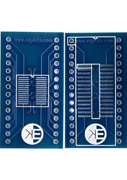 SOSS28 Dıp Çevirici Pcb SO28 - SSOP28 SOIC28 SSOP28 To DIP28