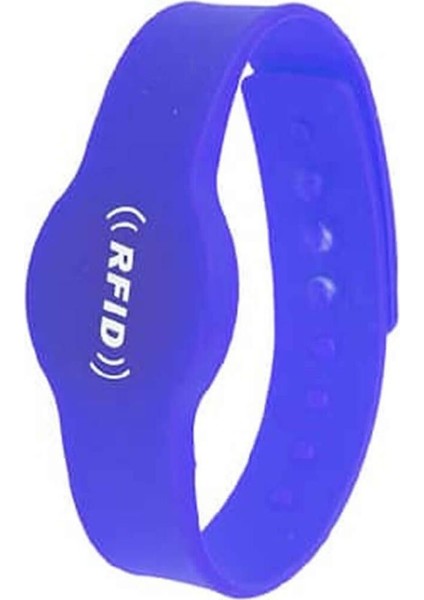 13.56MHZ Rfid Manyetik Bileklik Mavi Su Geçirmez Silikon Proximity Göstergeç 13.56 Mhz Kapı