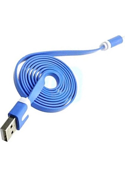 1m Micro USB Kablo Mavi 1 Metre 480 Mbps USB 2.0 Hot Swap indirimleri