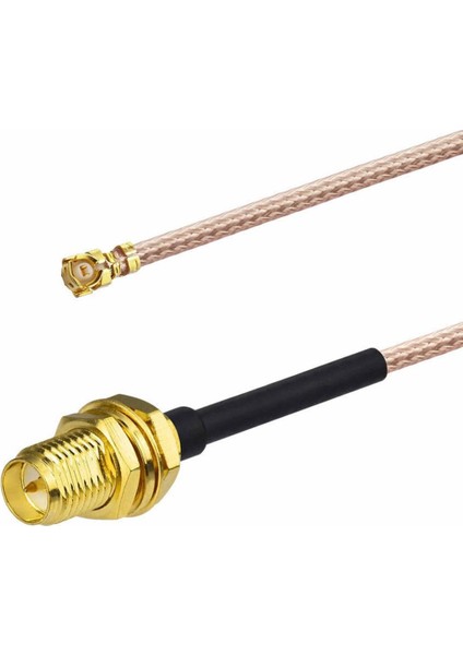 30CM Rp Sma Dişi Ipex Mhf1 Rf Bağlantı Kablosu 0-6ghz Altın Kaplama Konnektör Koaksiyel Kablo
