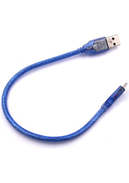 30CM Micro USB Kablo Mavi 480 Mbps USB 2.0 Hot Swap fiyatları
