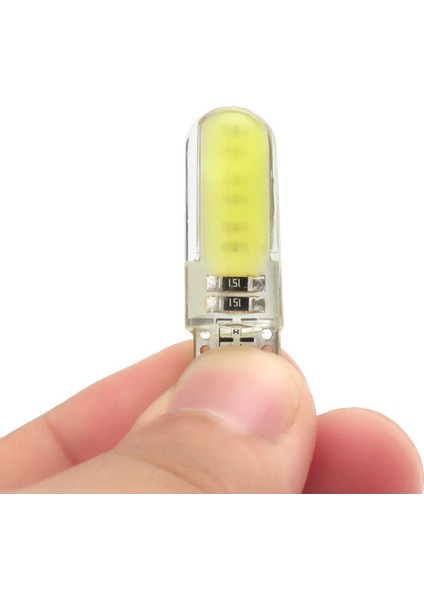 T10 Silikon Sarı LED Dc 12V Araba Aydınlatma Ampul Yan Park Lamba