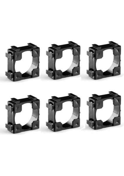 6 Adet 18650 Pil Tutucu Birleştirici - Spacer Pil Batarya