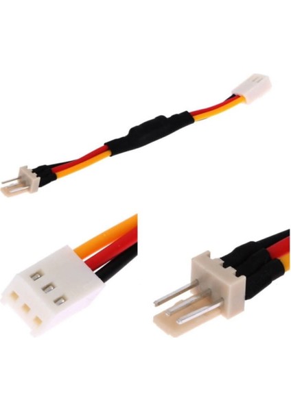 3 Pin Fan Kablosu Hız Yavaşlatıcı Dirençli 10CM Bilgisayar Cpu modelleri